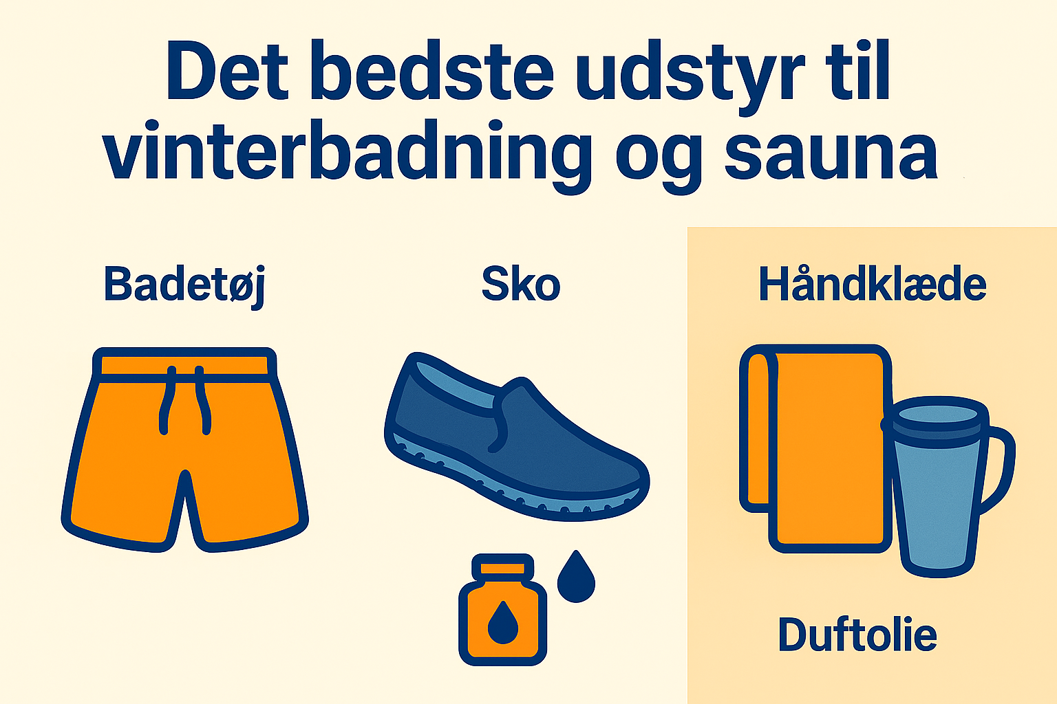 Det bedste udstyr til vinterbadning og sauna