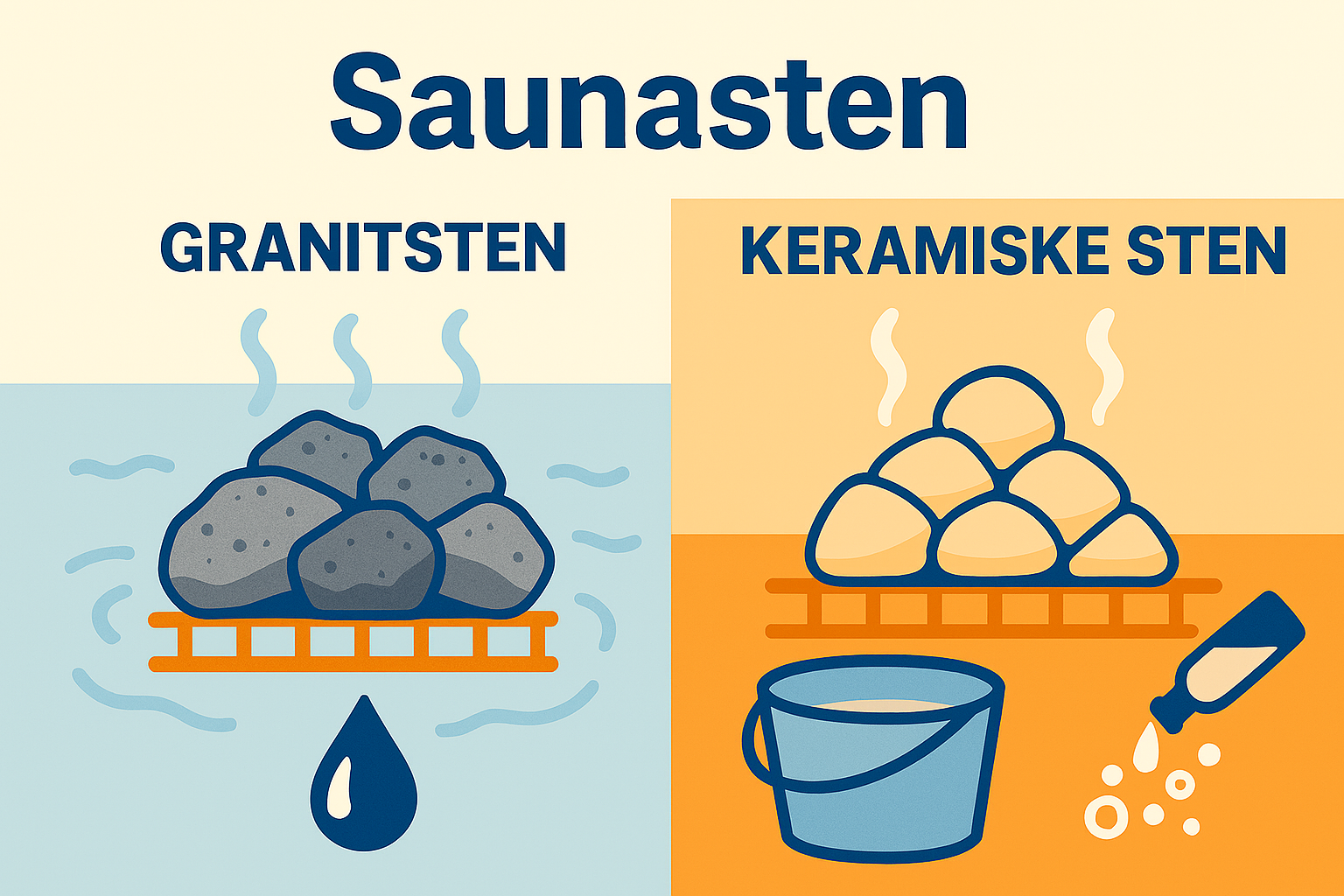 Saunasten – Hvilke sten giver den bedste damp og længst levetid?